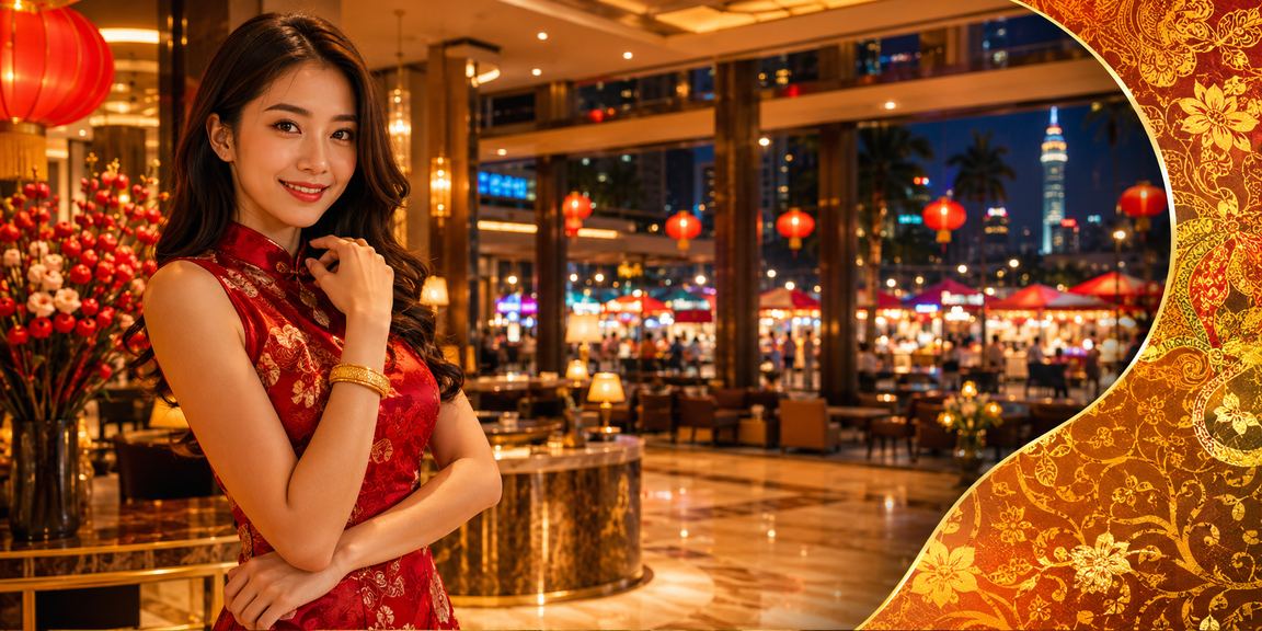 Sports betting atmosphere in Kuala Lumpur with batik in a festive fortune111 setting